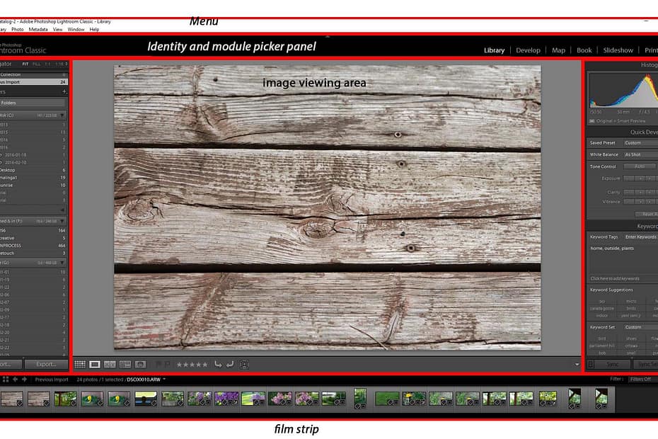 break down of how lightroom designed